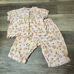 Kids Pajamas with Deserts Fun Print 90/2T